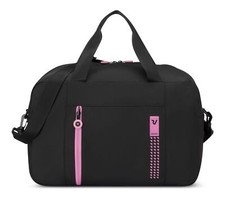 RONCATO Compact Cabin Bag borsa da viaggio borsa rosa fluo nero rosa nuova