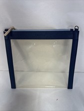 Clarity Clutch Borsa Blu Media