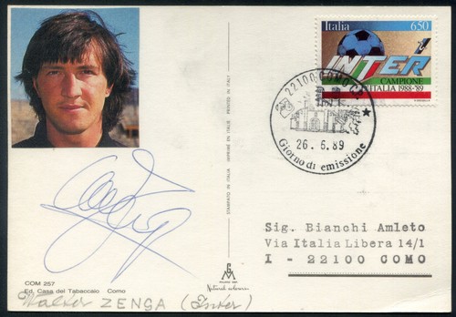 1989 autografo originale - autografo,