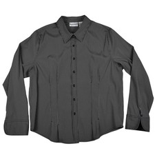 Top camicia elasticizzato Y2K