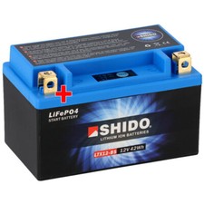 Batterie für Vespa LX 150 i.e M68200 2011 Shido Lithium LTX12-BS / YTX12-BS