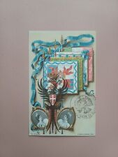 CARTOLINA MILITARE REGGIMENTALE   10° REGGIMENTO FANTERIA  BRIGATA REGINA