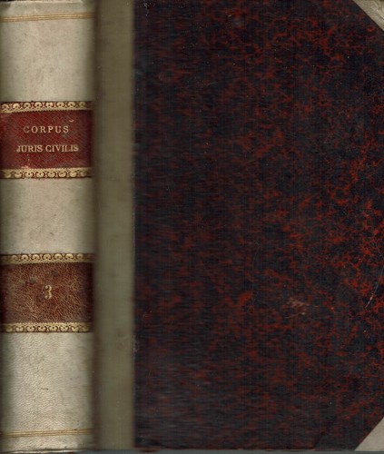 Corpus juris civilis digesto - corpus,