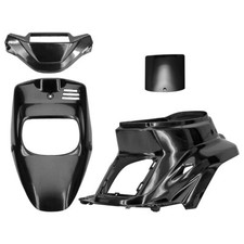 KIT CARENE 4 PEZZI NERO NEUTRO MBK BOOSTER 50 1988 / 1994 FRENO A TAMBURO