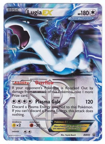 Pokemon lugia ex carta - lugia,