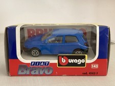 Modellino 1:43 BURAGO 4145 F - FIAT BRAVO SCATOLA RIVENDITORE - Azzurro - Raro