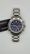 Orologio Uomo Citizen Promaster Navihawk A-T Quadrante Blu Eco-Drive AT8220-55L 8"