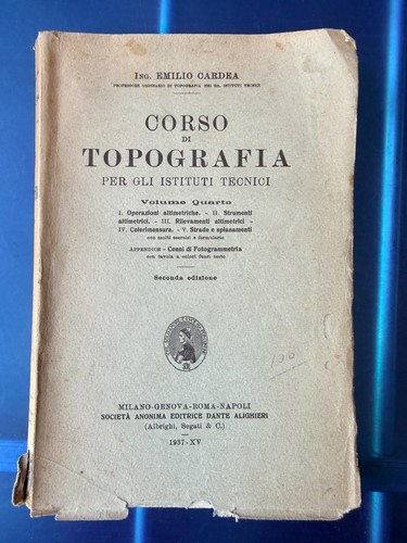 Corso topografia vol 4 - vol., 4°