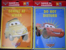 Lotto di 2 Targhe in metallo