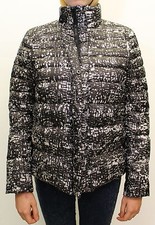 Piumino da donna nero bianco