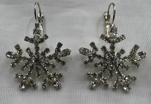 Euro wire earrings snowflake - wire,