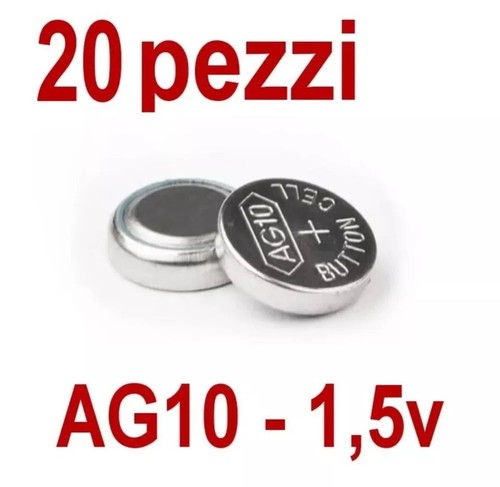 Pile alkaline ag10 lr1130 - 20,