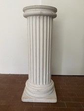 COLONNA IN GESSO H 88,5 cm con base a fusto Ionico di GIPSOTECA (TO)