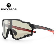 ROCKBROS Occhiali da Sole Ciclismo Polarizzati Fotosensore Elettronico Cambia Colore UV400