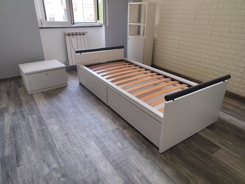 Letto singolo con rete - , e