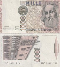 Italy 1000 Lire 1982 P 109 a