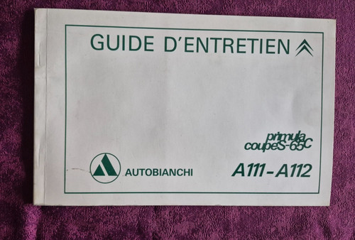 Autobianchi primula coupé - ,