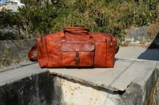 Borsone 30" Pelle Retrò Uomo