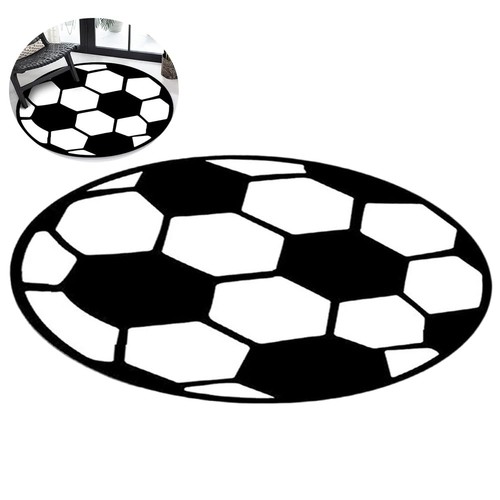 Tappeto calcio rotondo - tappeto,