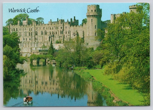 Postcard warwick castle and - postcard,