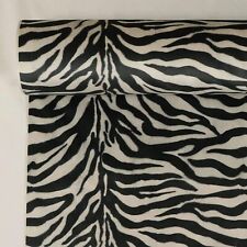 Tessuto imbottitura Zebra robusto e resistente velluto morbido e nero stampa animale