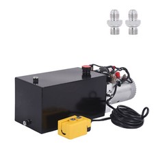 Gruppo idraulico doppio effetto HOMIZEN pompa idraulica 12V 10L pompa rimorchio ribaltabile