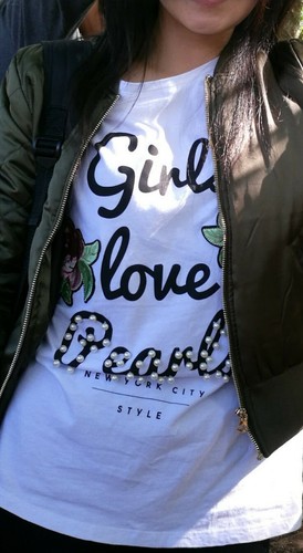 Shirt bianca primark perle - primark,