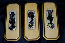 Lotto di 3 placche da parete