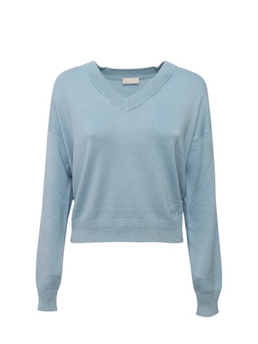 Maglia donna azzurro liujo - maglia,