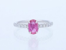 Anello con brillanti zaffiro