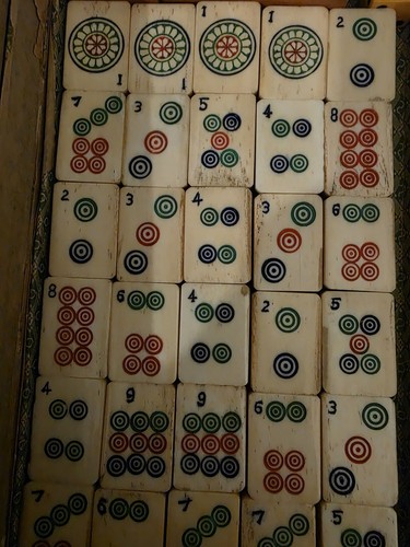 Vintage mah jong osso - vintage,