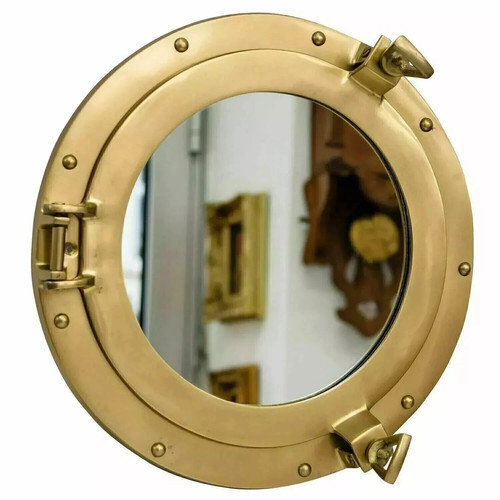 Oblò ottone antico - 10'',