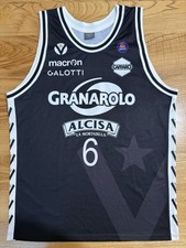 Canotta # 6 Carl Viktor Gaddefors indossata worn match Virtus Bologna 2013-14