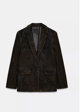 ZARA BLAZER 100% PELLE