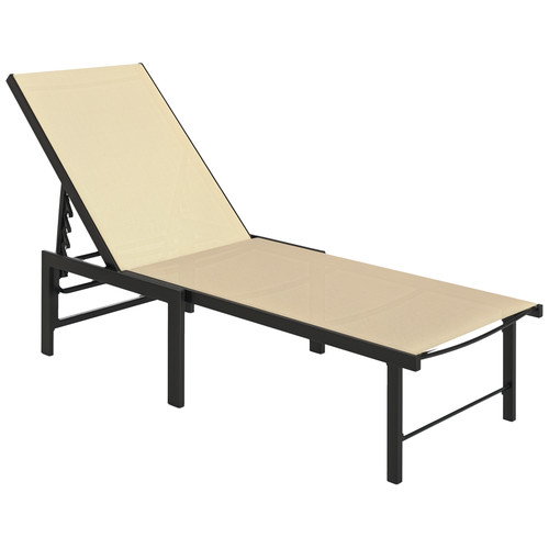 Outsunny lettino prendisole - outsunny,