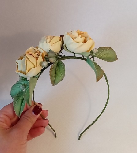 Cerchietto fiori per