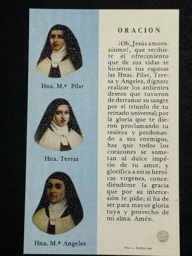 Santo card reliquia - card, santino