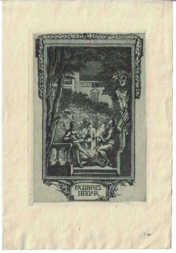 Gertrud escher exlibris - escher:, für