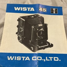 Depliant Pubblicitario Wista 45( Fotografia)