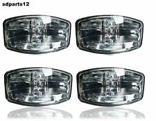 4x Fari Profondità Proiettori Spot Light H7 + 6 Led Lente Diffusore Cristallina 