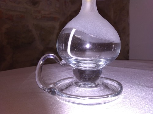 Lampada olio con - con, stoppino