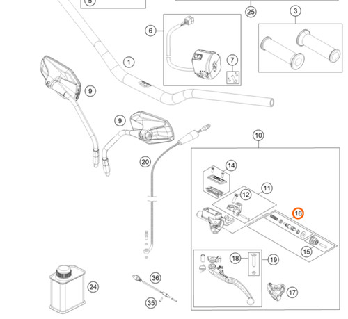 Kit riparazione pompa frizione - pompa,
