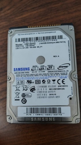 Hard disk samsung mod hm160hc - disk,
