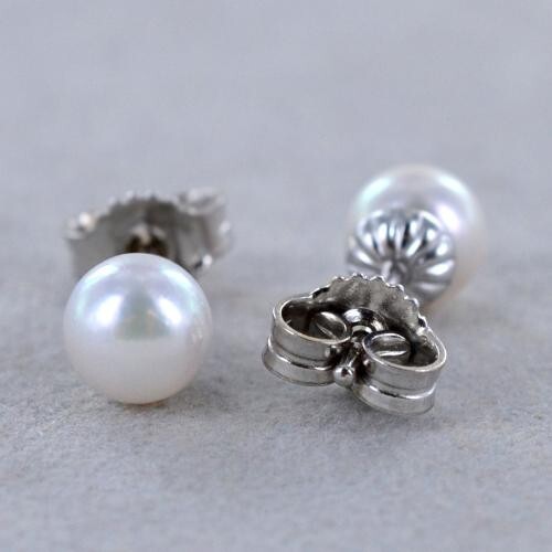 Orecchini perle 5mm - , in