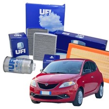 Kit Tagliando 3 Filtri Aria Olio Abitacolo Ufi Lancia Ypsilon 1.2 Gpl Dal 2011