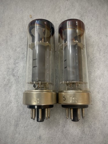 Philips el34 6ca7 1954 - philips, metal