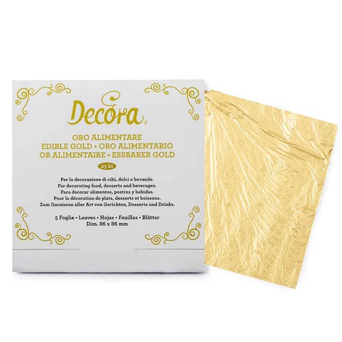 Foglie oro alimentare 23 - oro,
