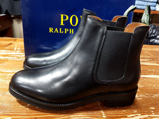 POLO RALPH LAUREN  UOMO numero 8=41 modello BEATLES Pelle Nero