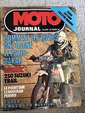 MOTO JOURNAL  395 Essai Test SUZUKI TS 250 B KTM 125 175 250 DAKAR ELF X 1979