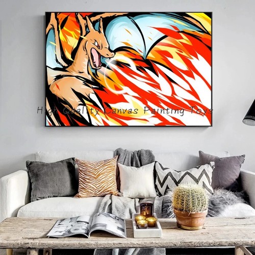 Poster tela charizard - su,